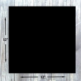 Hamilco Card Stock Scrapbook Paper 12x12 Black Colored 65lb Cardstock – 25 Pack