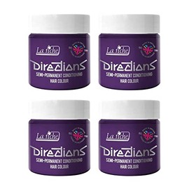 La Riche Directions Semi Permanent Hair Colour 100ml Tin 4 Pack (Purple)