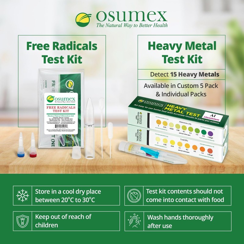Osumex Heavy Metals Test Kit Regular Iron Test Kit- 1