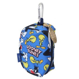 Maru Shin Golf Ball Case Looney Tunes Looney Pattern Character with Carabiner 4105051700