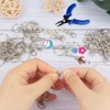150Pcs Keychain Rings Set, 25mm Key Ring Hoops, Keyring Chain