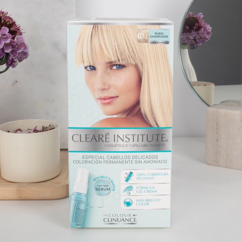 Clinuance Permanent Colouration without Ammonia, Sensitive Hair, 10.1 Champagne Blonde,