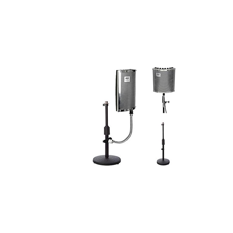 LyxPro Gooseneck Vocal Booth 40 Portable Acoustic Isolation Instrument Shield,