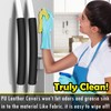 Royleath Refrigerator Door Handle Covers, 6PCS, Leather Kitchen Appliance Handle