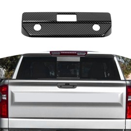 RT-TCZ for Silverado Tailgate Handle Cover Trim Compatible with Chevy Silverado GMC Sierra 2019 Up Carbon Fiber Exterior Accessories