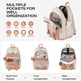 kadilong School Backpack for Teen Girls,Laptop Backpacks for Women College Students Bookbag Middle School Back Pack Travel Mochilas Escolares Niña