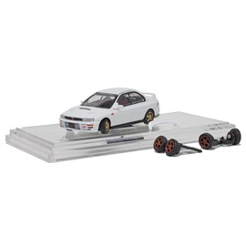 BM CREATIONS 1/64 Subaru Impreza WRX 1994 White Right Handle 64B0060