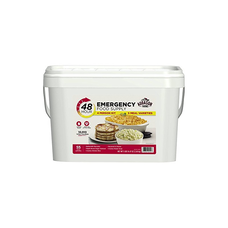Augason Farms 48-Hour Emergency Food Supply 4 Person Kit, 94.47