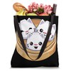 Cute Dumpling Cat Kawaii Dim Sum Cats Tote Bag