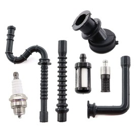 MCHNIC Pulse Hose Intake Manifold Fuel Hose Petrol Filter Spark Plug for Stihl 024 026 MS240 MS260 MS 240 MS 260 Chainsaws