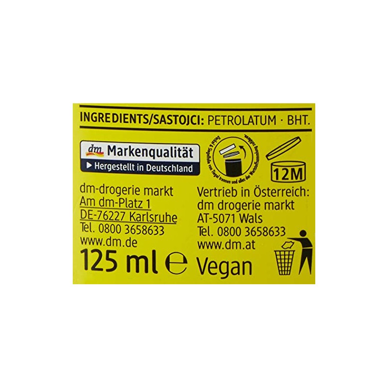 Care cream Vaseline, 125 ml