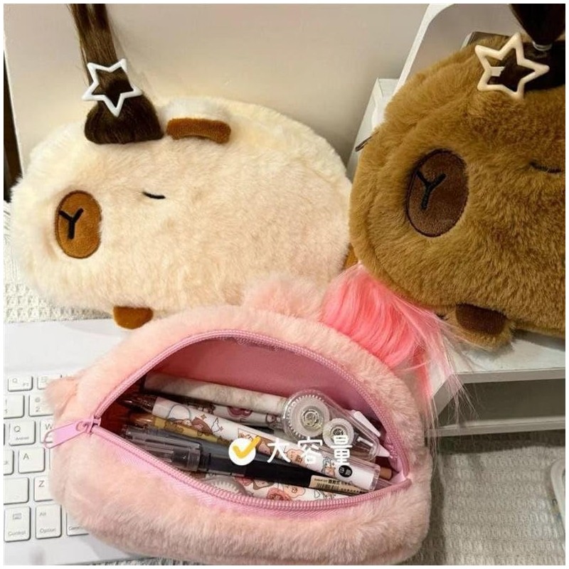 HSYHERE Capybara - Estuche para lápices con cierre, para guardar