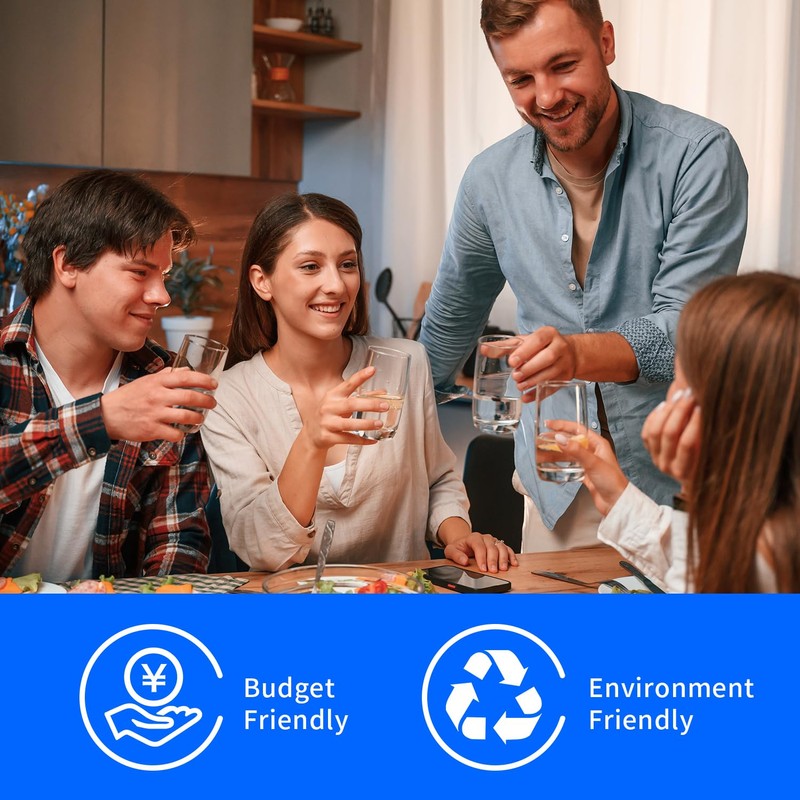 Lifefilter Water Filter Replacement, Compatible with Frigidaire EPTWFU01, EWF02, Pure