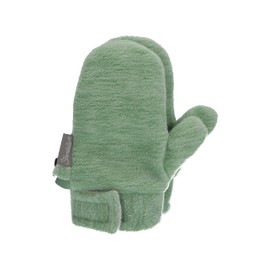 Sterntaler Baby Unisex Children's Mittens Melange Gloves - Baby Mittens Winter Baby Gloves - Lined with Cotton Fleece - Green, Green