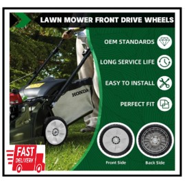 CheeMuii Honda Lawn Mower Drive Wheels Kit Rear Replacement 2 Pcs for HRR216 HRS216