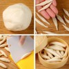 Fencelly Gnocchi Board Tool, Plastic Cutter Rolling Pin Making Macaroni