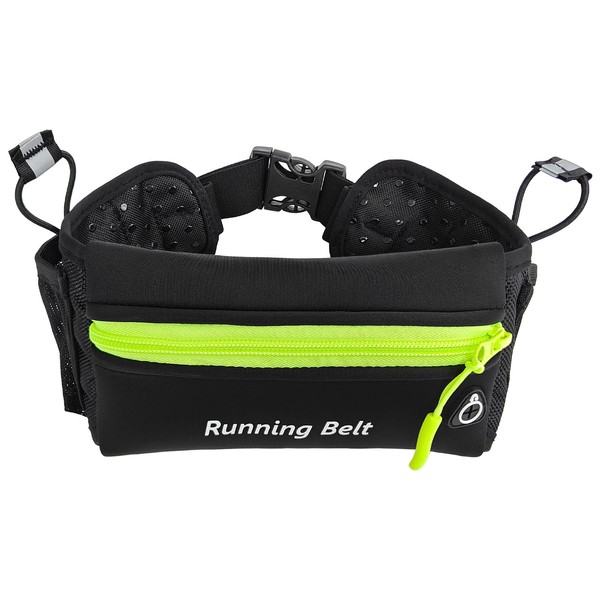 AXEN Running Hydration Belt - Adjustable Waist Pack for Marathon,