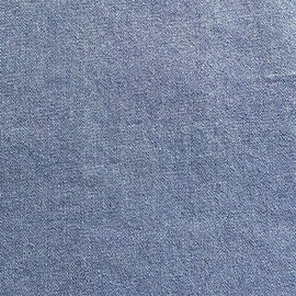 Solid Washed Medium Denim Fabric by The Yard