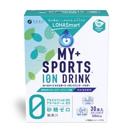 Fine Japan LohaSmart Ion Drink, Sports Drink, No Acesulfame K, No Aspartame, No L-Phenylalanine, No Sugar, Citric Acid, Vitamin C, Calcium, Potassium, Magnesium, 3.4 oz (96 g) (0.1 oz (3.2 g) x 30 Bottles), Made in Japan