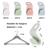 Rifrpha 100 PCS Mini Plastic Clothes Hanger Connector Hooks, Multi-Layer