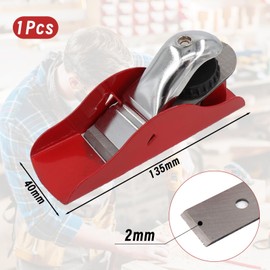 Wood Plane, Wood Planer for Doors, Woodworking Hand Planer, Door Planer Stainless Steel Hand Planers, Manual Wood Planer Adjustable Hand Tools for Planning Carving Edge Rounding Wood DIY Crafting