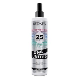 REDKEN All-In-One Leave In Conditioner, Multi-Benefit Treatment and Heat Protectant Spray with Frizz Protection, For All Hair Types, Paraben Free, One United, 150 ml
