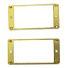 2PCS Guitar Pickup Frame Metal Bridge and Neck Pickups Cover