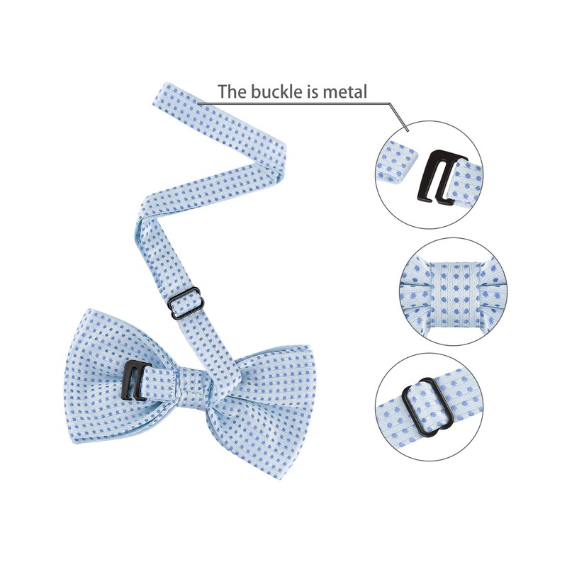 [Allegra K] One-Touch Bow Tie Polka Dot Adult Bow Tie