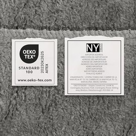 NY Threads NY Threads Luxury Men's Hooded Dressing Gown Super Soft Men's Fleece Robe Cozy Hooded Plush Loungewear, X-Large, Steel Grey