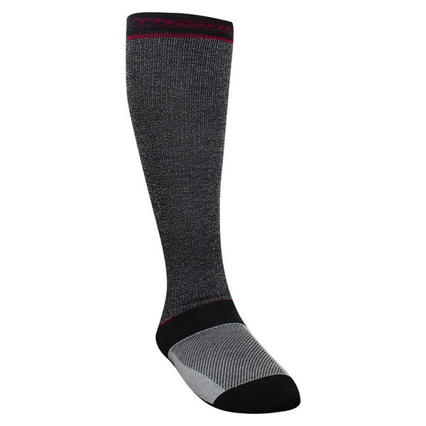 TronX Cut-Resistant Performance Hockey Socks, Moisture Wicking, Full Level 4 Protection (Large-) Grey