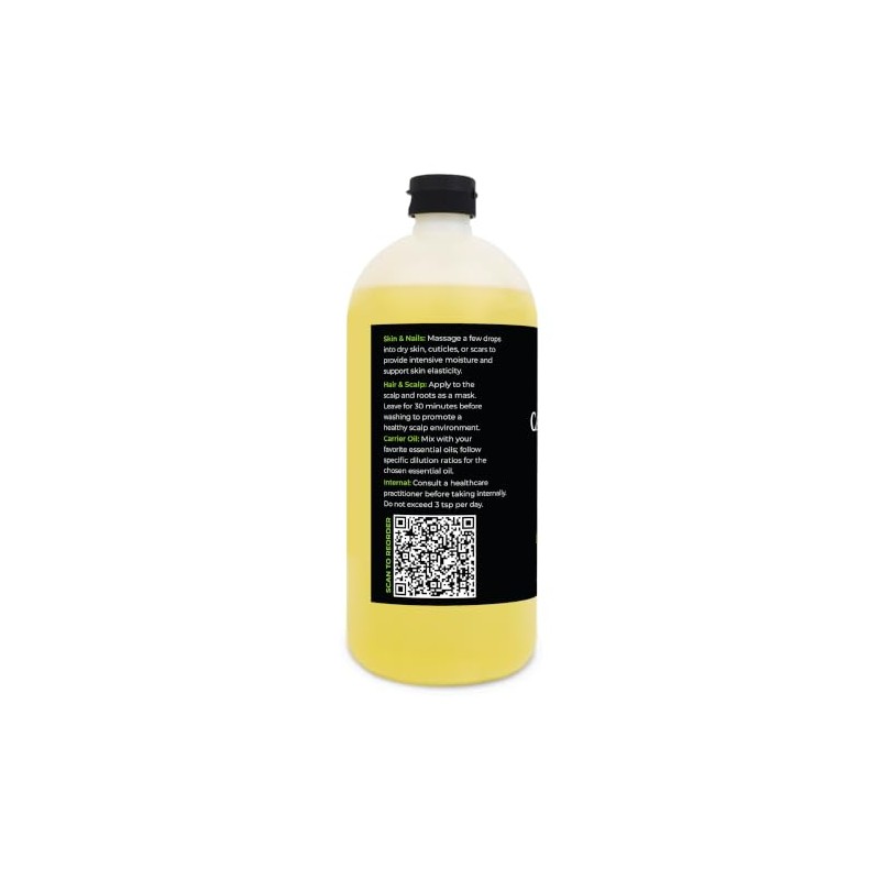 GreenIVe Aceite de ricino 100% puro, 32 onzas líquidas