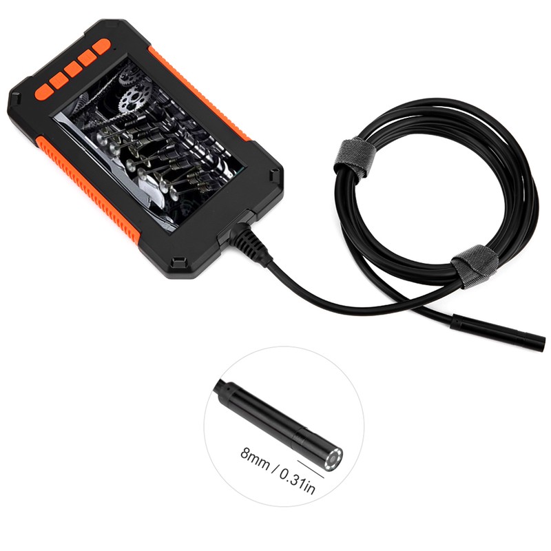 P40 2m 4.3in IP67 Industrial HD Handheld Screen Endoscope for