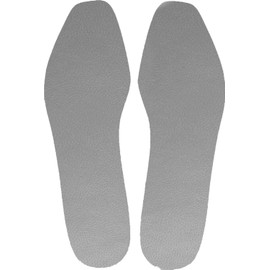 Women's Thin Genuine Leather Goat Leather Insole, Ultra Thin, Insole, Matte Silver, For Women (Adjusting Leather Shoes, Repair, Care)