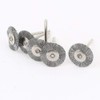 10pcs Steel Wire Wheel Brushes Polishing Set Buffing Accessories Kit