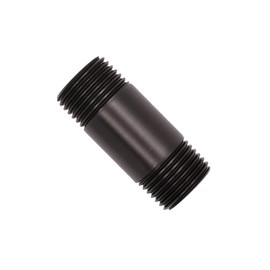 Naiture Brass Heavy Duty 1/2 NPT Connection Threaded Pipe Fitting Nipple, 2" Long, Oil Rubbed Bronze Finish