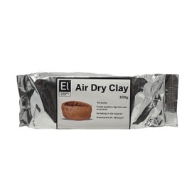 Elements of Art Air Dry Clay 500g Terracotta Air Dry Clay, Sculpt, Model, Design, Easy to Use, Great for Art Projects!