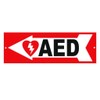 AED Sign - Left Arrow