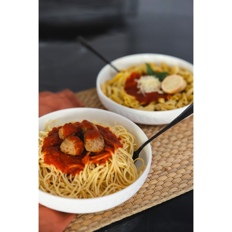 Annovero Pasta Bowls Set of 4 | Kitchen Dishes |
