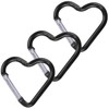 KON Carabiner Heart Shaped Cute Keychain Hook Aluminum Multi-functional Carabiner