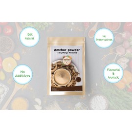 Amchoor Powder | Dry Mango powder | 100gm | Premium Quality | All Natural | No Color | Gluten Free Ingredients | Vegan | Non-GMO | No Salt or fillers