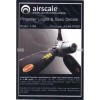 AirScale ASCAS48PROP 1:48 Airscale Propeller Logos & Spec Decals