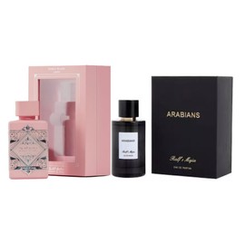 Exclusive combo: Al Oud Noble Blush 3.4 oz EDP & Arabians por Ralfs Mejia 3.4 oz EDP