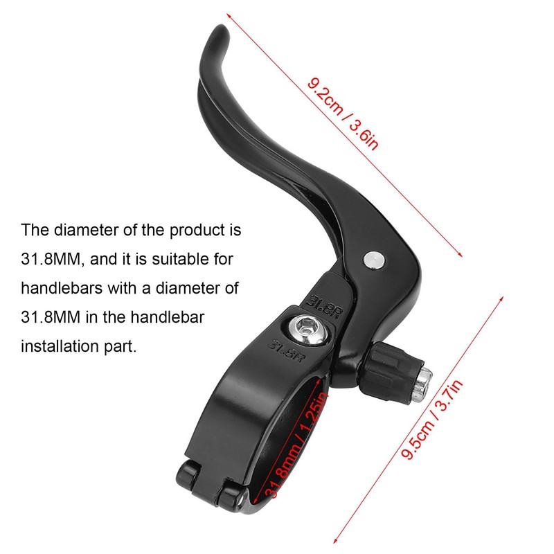 1 Pair Lightweight Aluminum Alloy Road Bike Bicycle Brake Lever