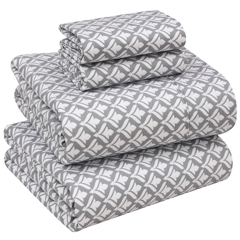 RUVANTI 100% Cotton Split King Sheets Sets for Adjustable Bed,