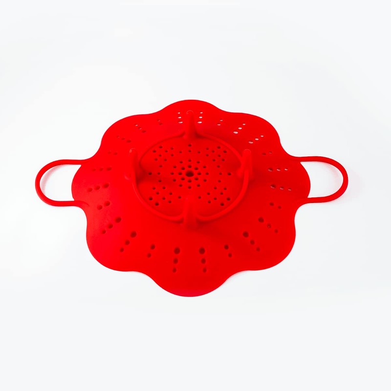 Silicone 11" Large Steamer Basket with Handle – Flexible Nonstick