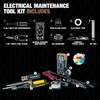 Electrical Maintenance Tool Kit including Multi-Tool Pliers, Multimeter, Multi-Bit Screwdriver,