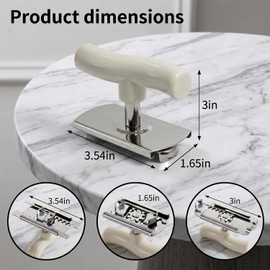 Stainless Steel Jar Opener,Adjustable Jar Opener,Stainless Steel Labor-Saving Can Opener for Weak Hands Seniors,Easy Kitchen Tool for Medium & Large Jars