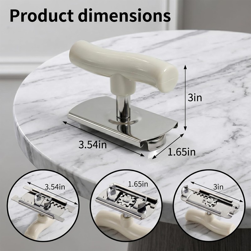 Stainless Steel Jar Opener,Adjustable Jar Opener,Stainless Steel Labor-Saving Can Opener
