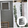 jojofuny Outdoor Dryer Vent Cover Louvered Vent for Efficient Airflow
