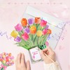 3D Popup Mother's Day Card | Musical Lights Up Tulips